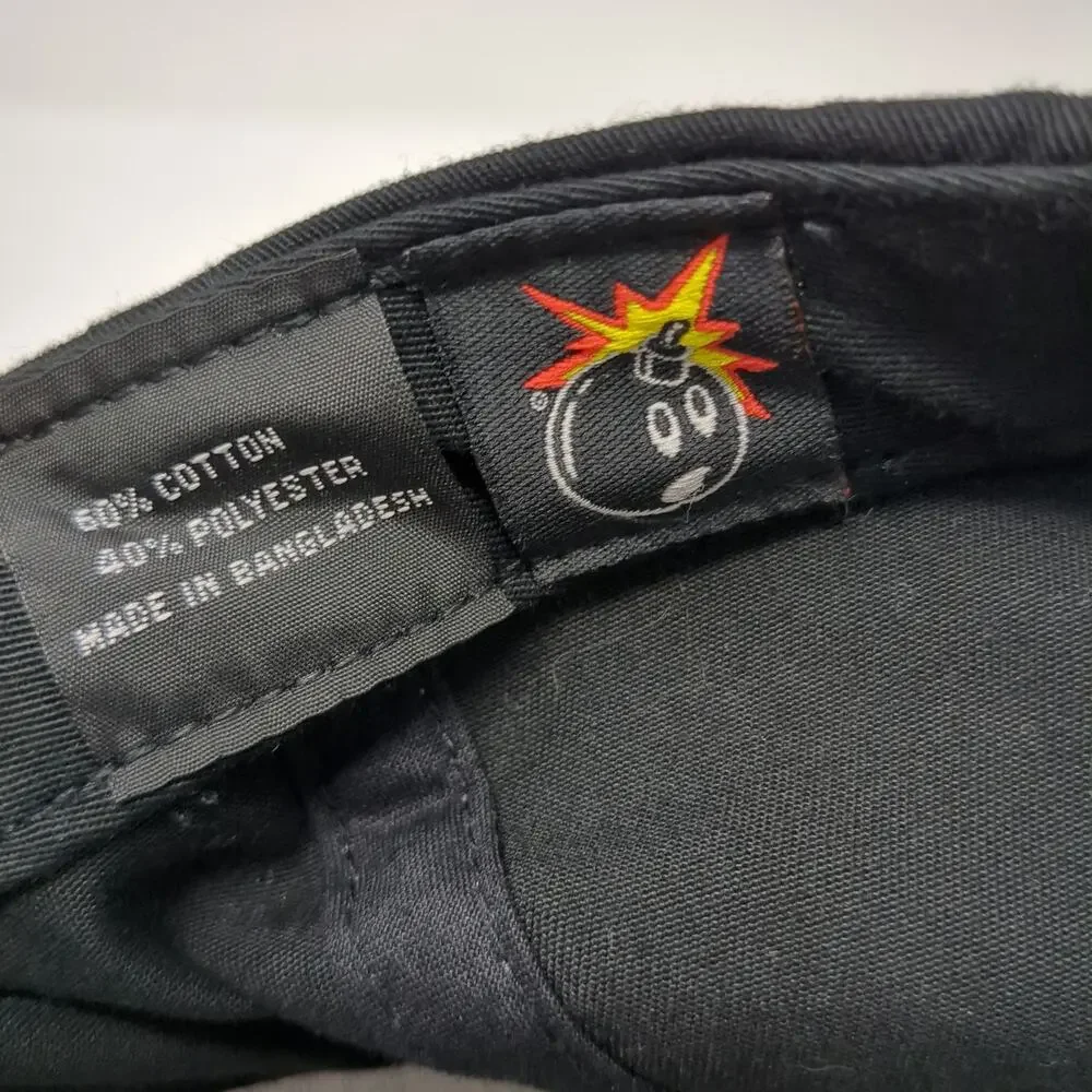 The Hundreds Snapback Black One Size Hat Scrambled Eggs Death From Below Patch